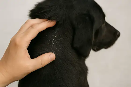 ¿Caspa en perros? Causas, cuidados y cuándo ir al veterinario
